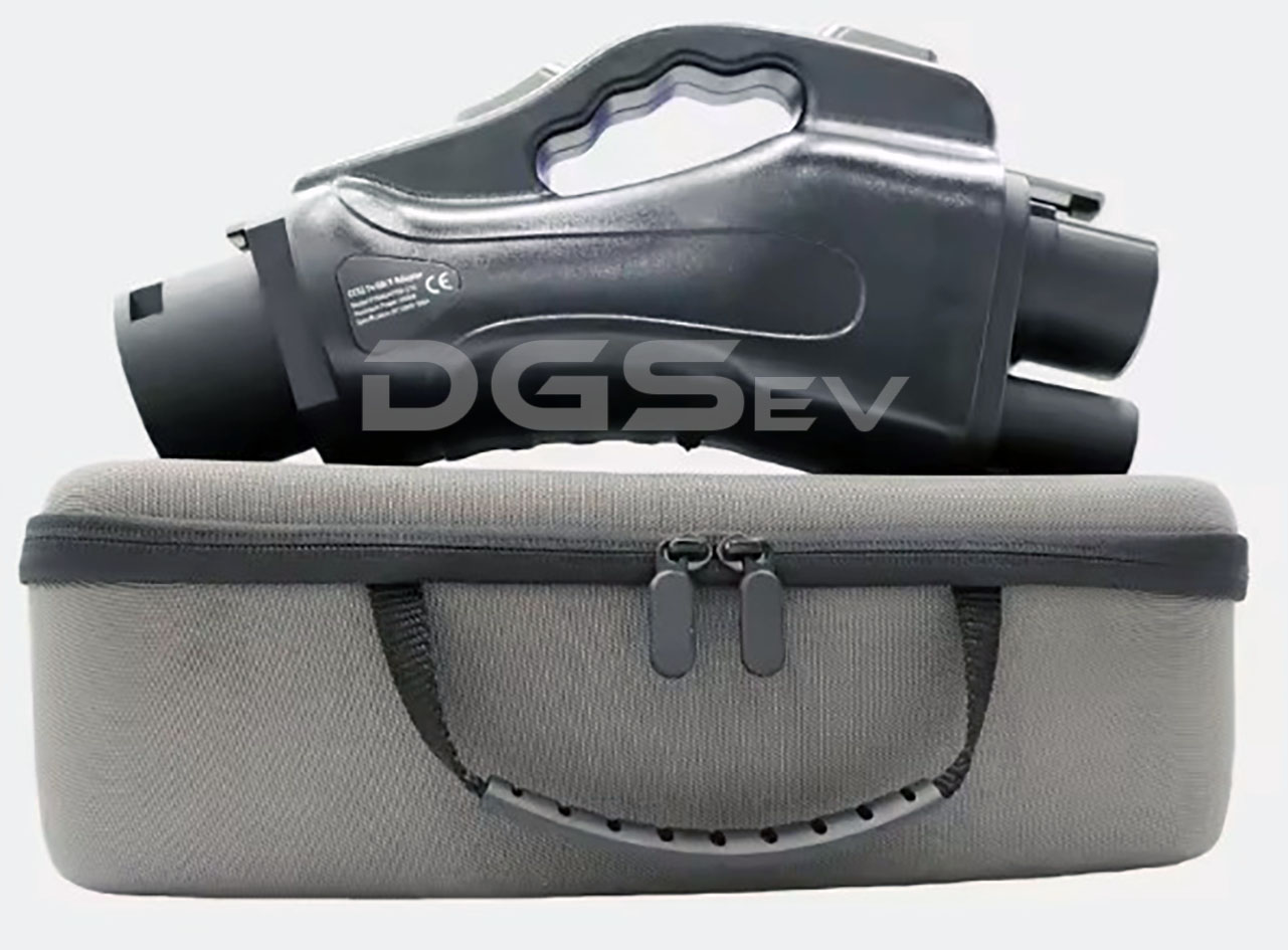 Adaptador CCS2 a GB/T - Vista lateral